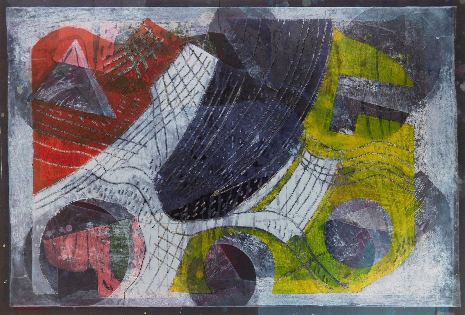 Sam Gilliam (American, 1933-2022) mixed media on paper (1 of 7)