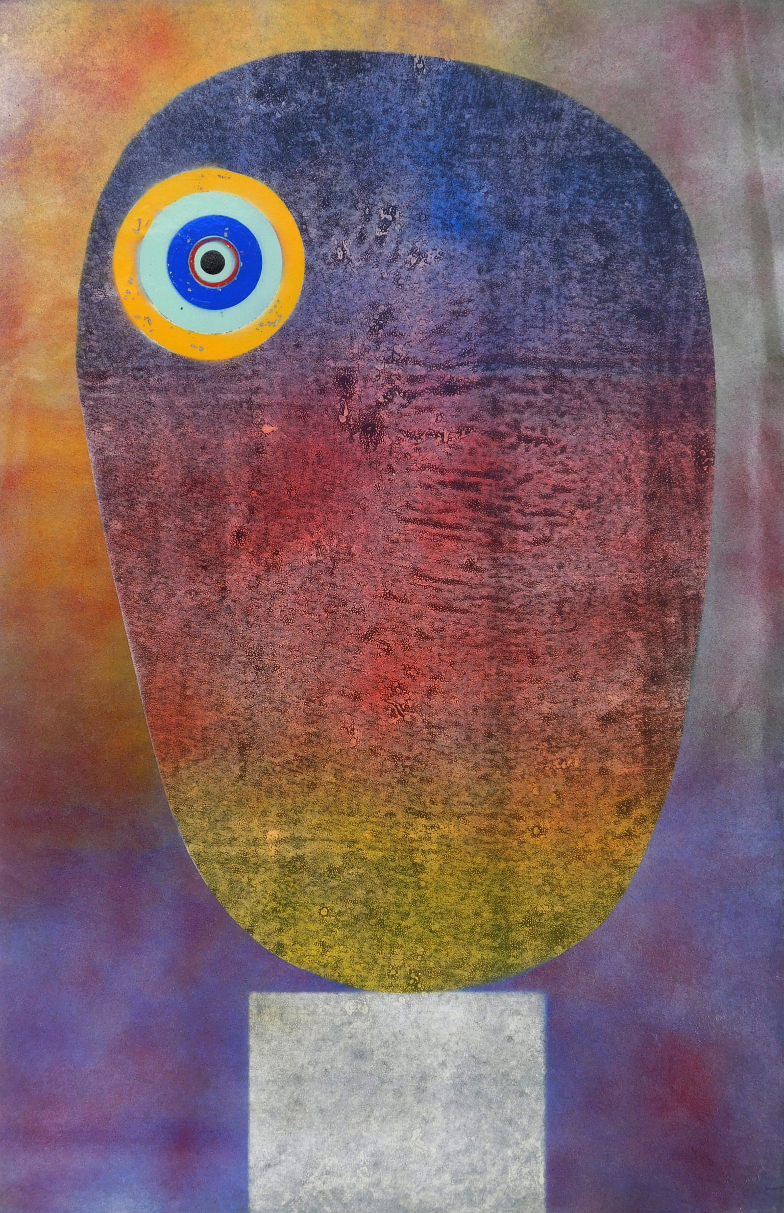 Marvin Jones (American, 1940-2005) monoprint (1 of 5)