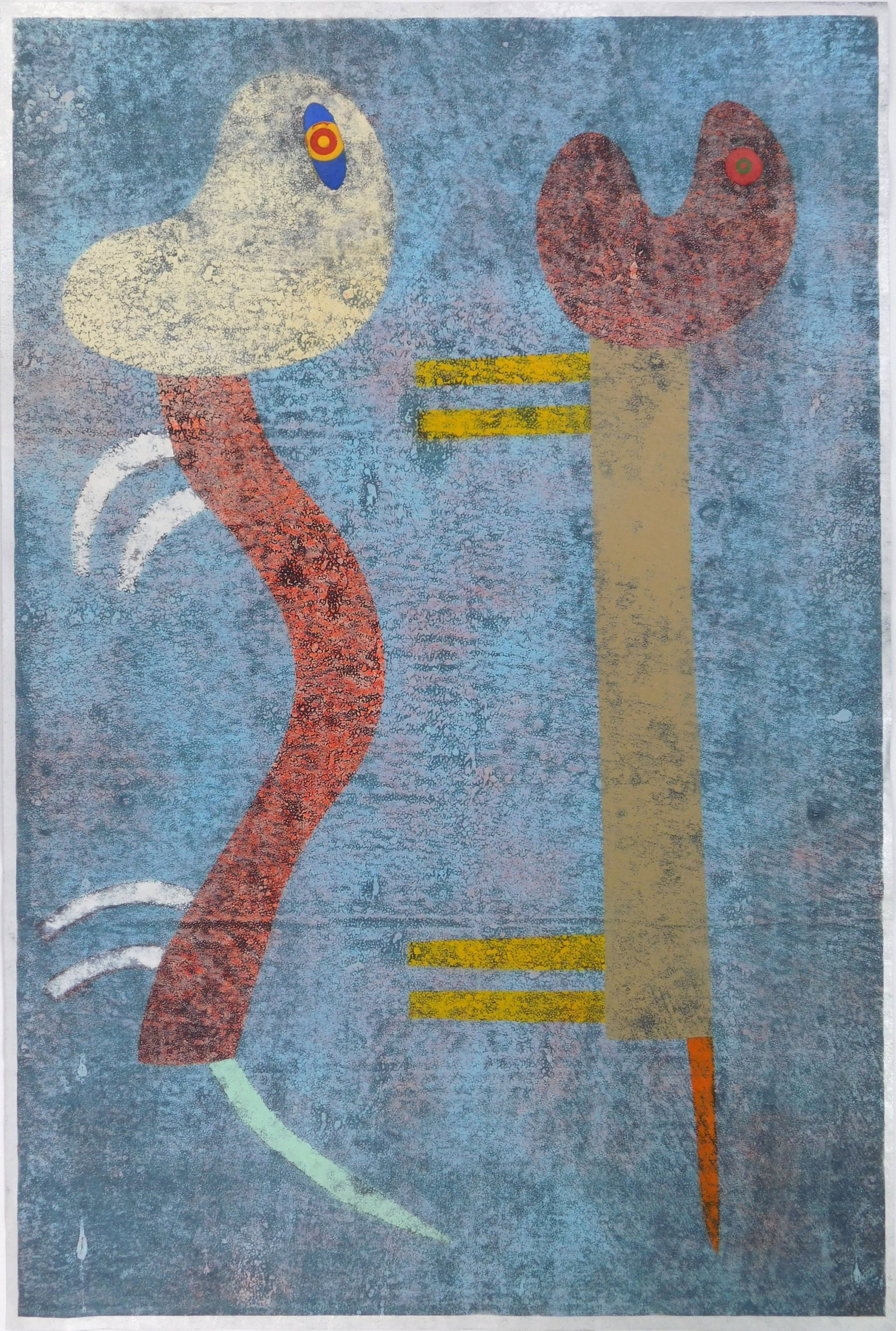 Marvin Jones (American, 1940-2005) monoprint (1 of 6)