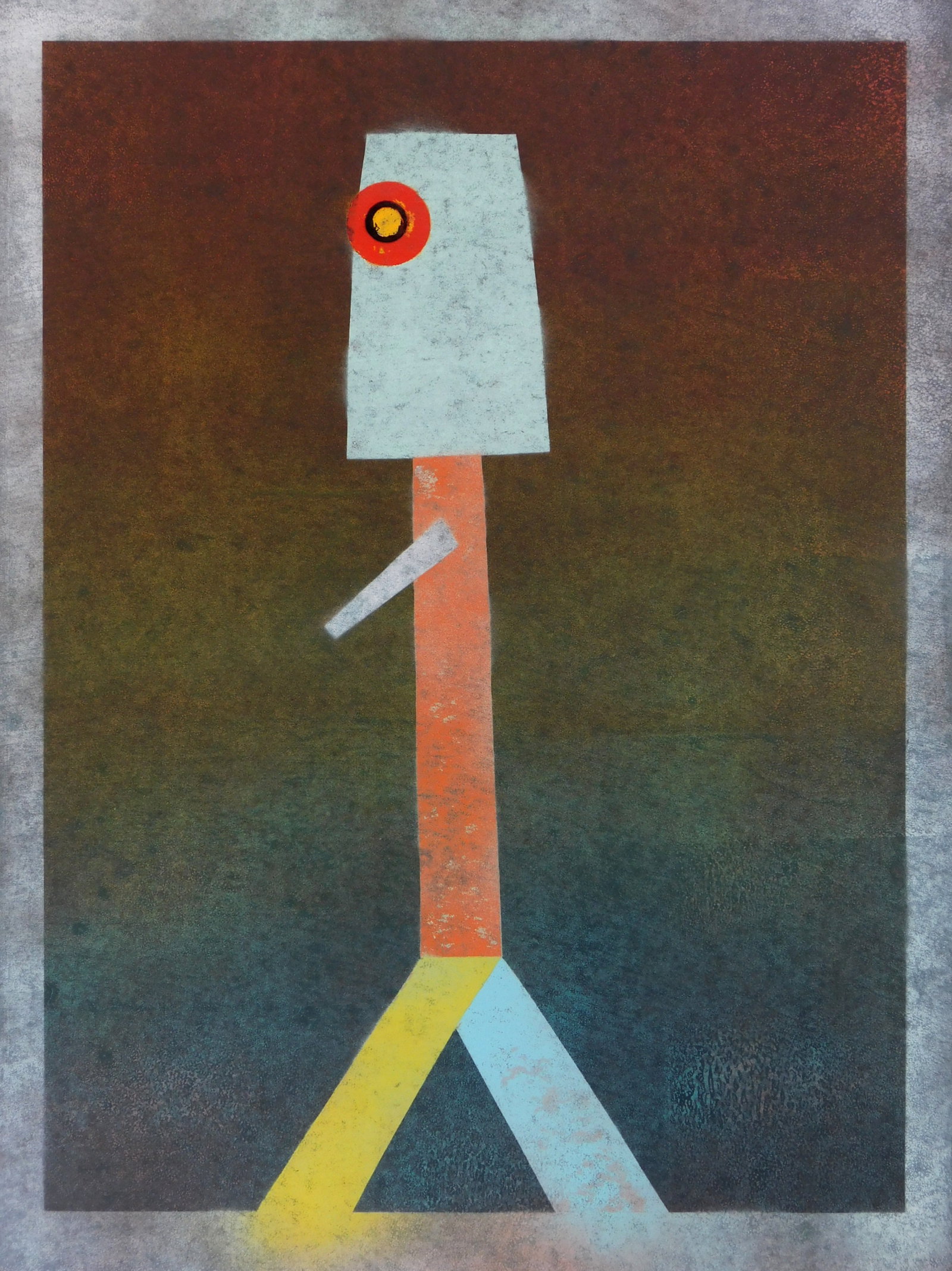 Marvin Jones- (American,1940-2005) monoprint (1 of 3)