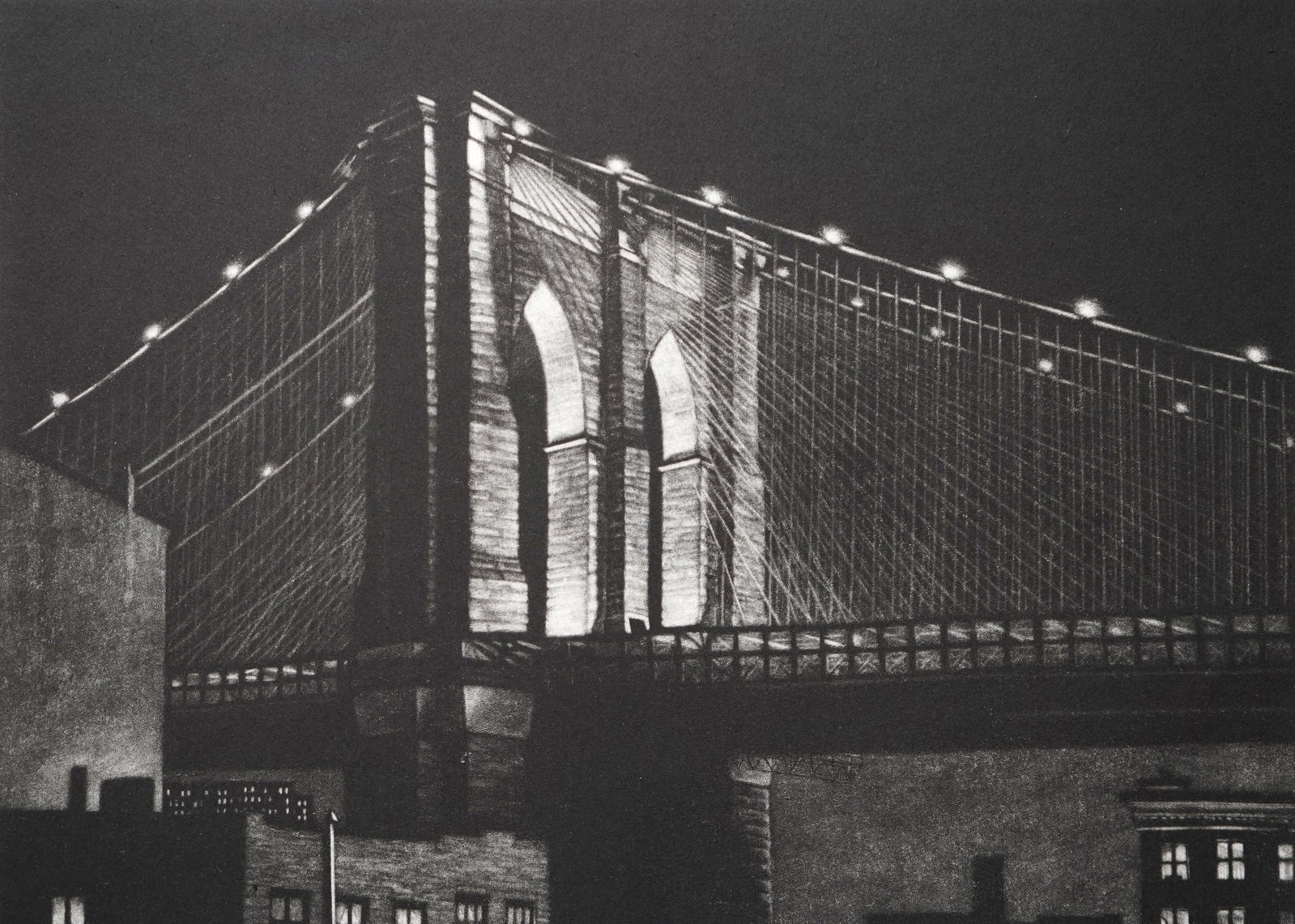 Frederick Mershimer (American 1958- ) mezzotint (1 of 4)