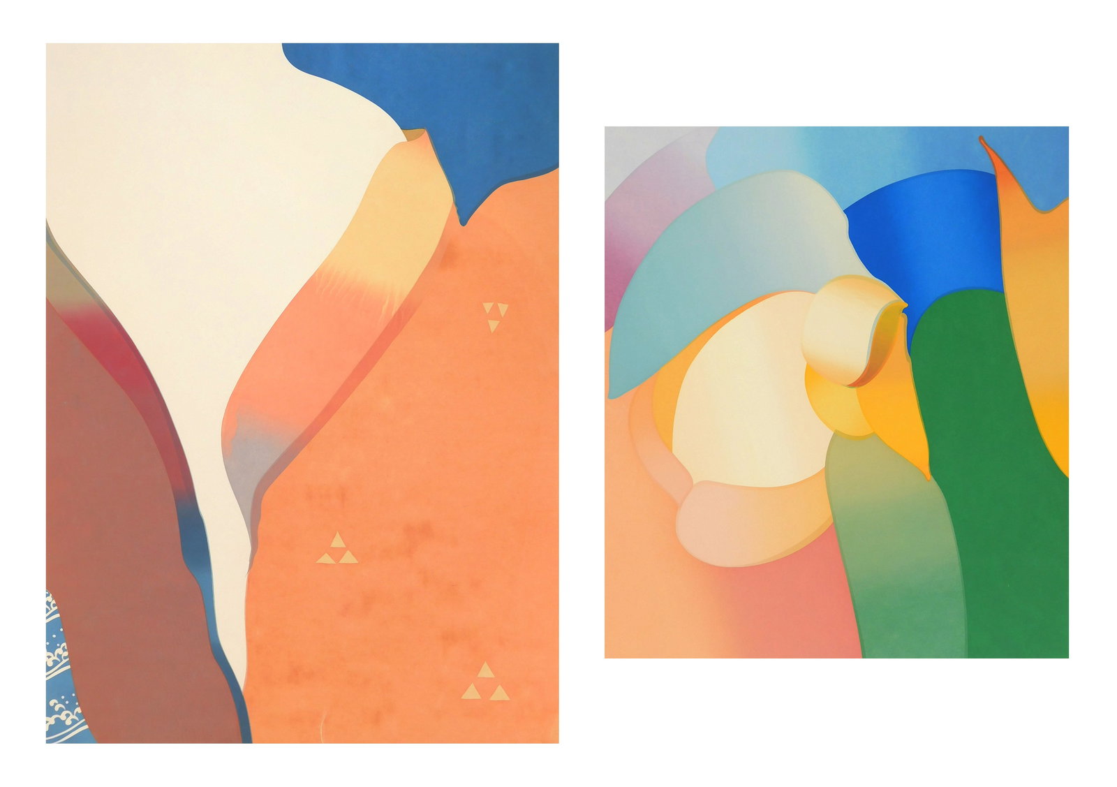 2 Eugenia Torgerson (American, 1944- ) silkscreens (1 of 10)