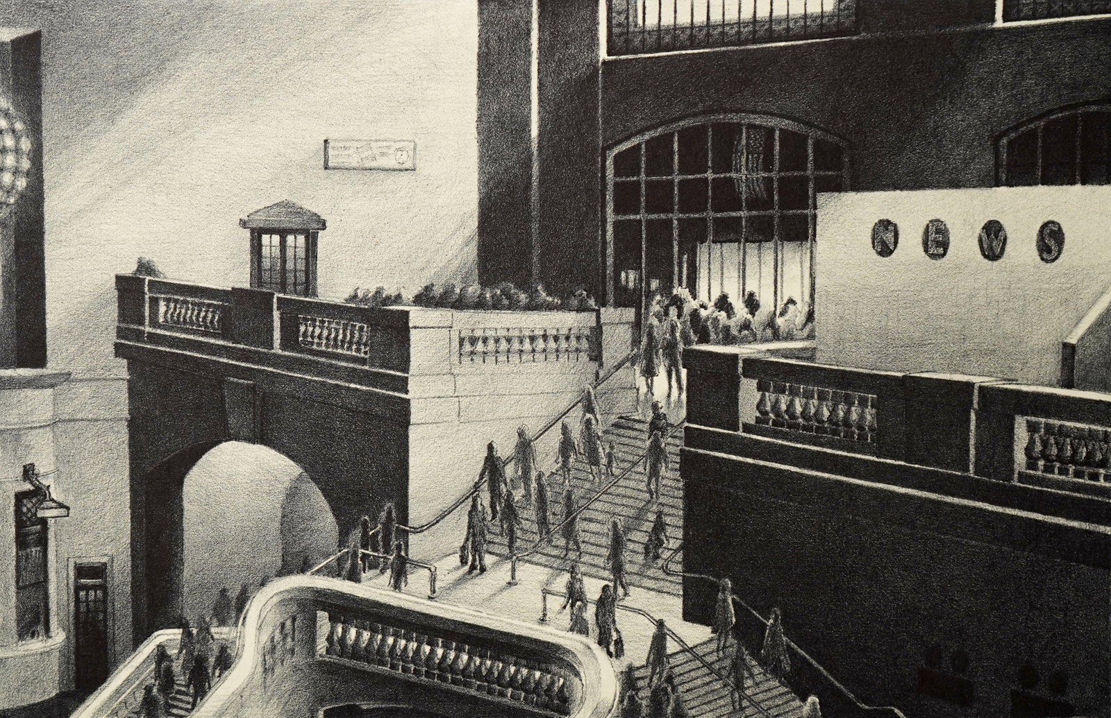 Michael Pellettieri (American, 1943- ) lithograph (1 of 4)