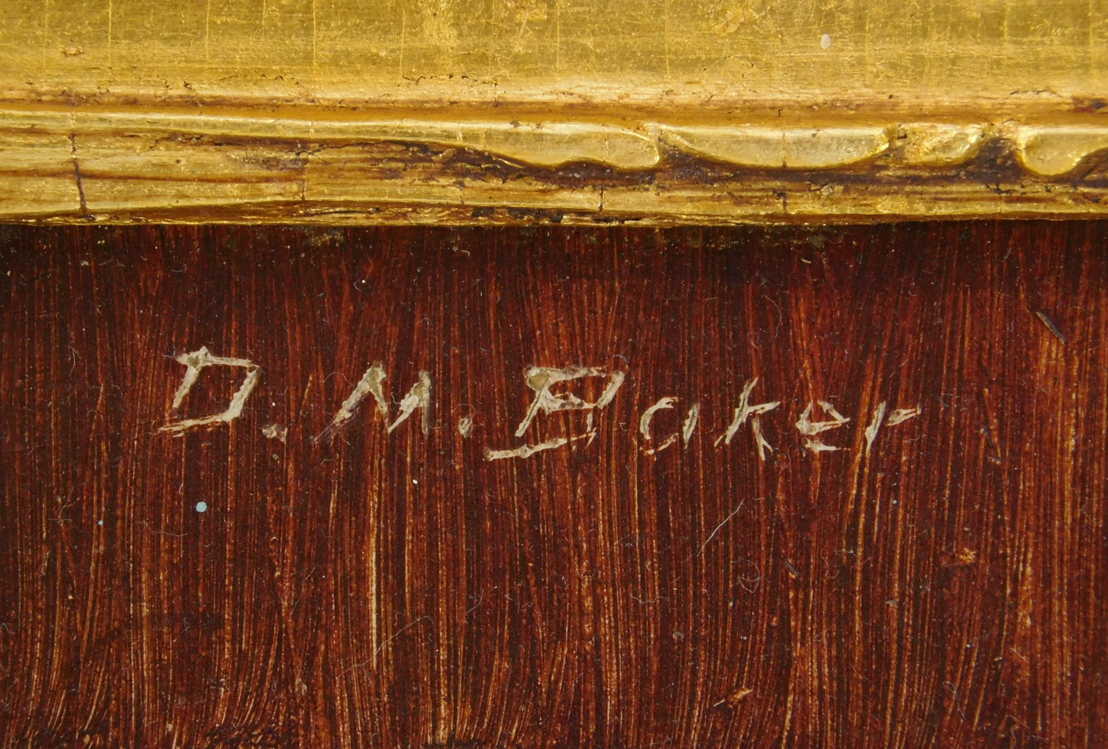 D. M. Baker (American, 20th c.) oil - 4