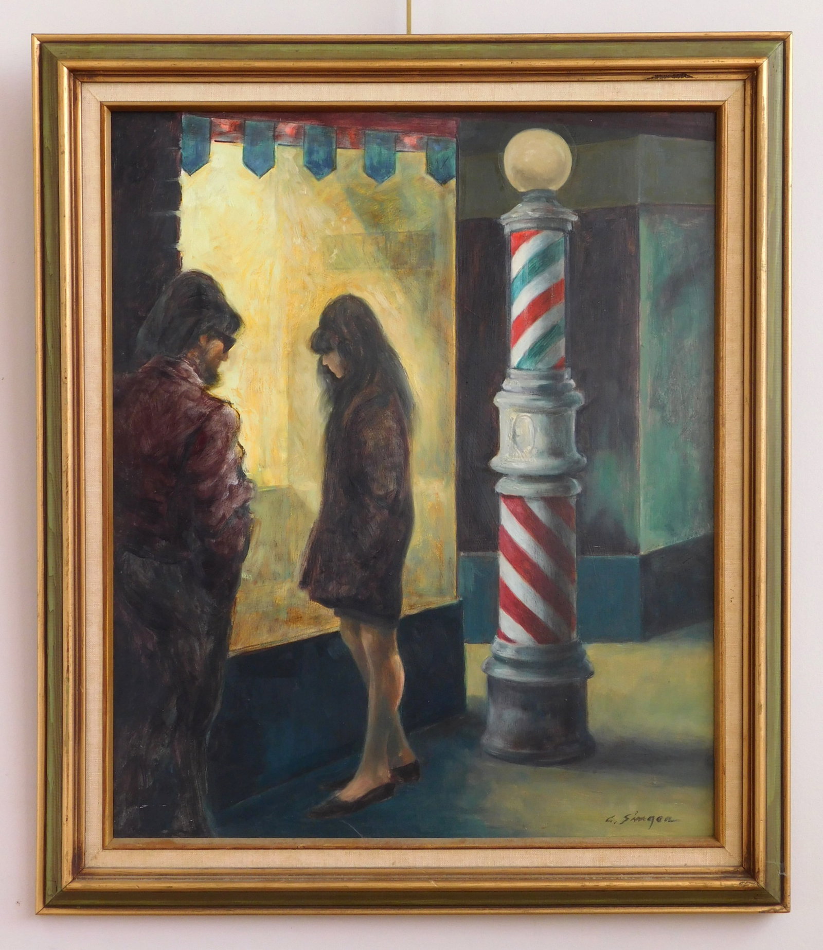 Clyde Singer (American, 1908-1999) oil (1 of 6)