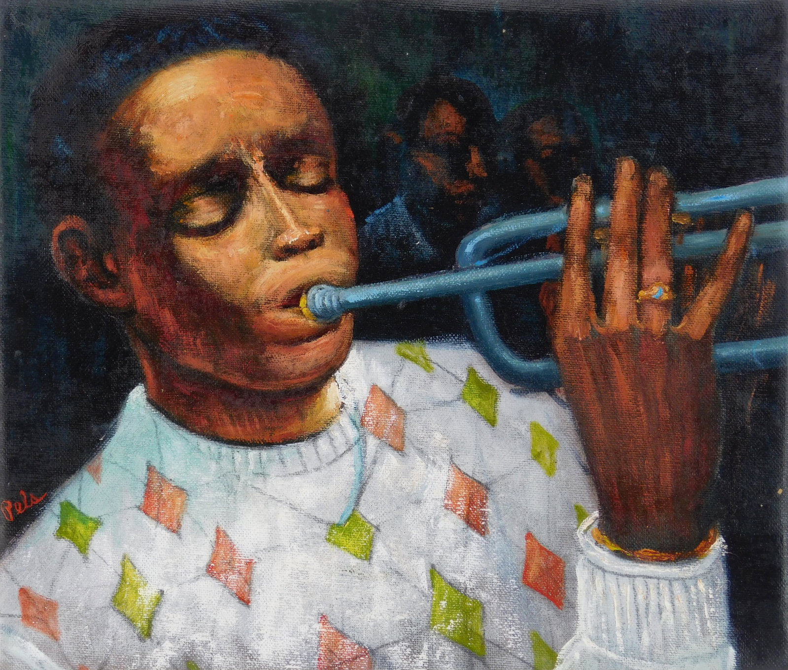 Albert Pels (American, 1910-1998) oil (1 of 4)