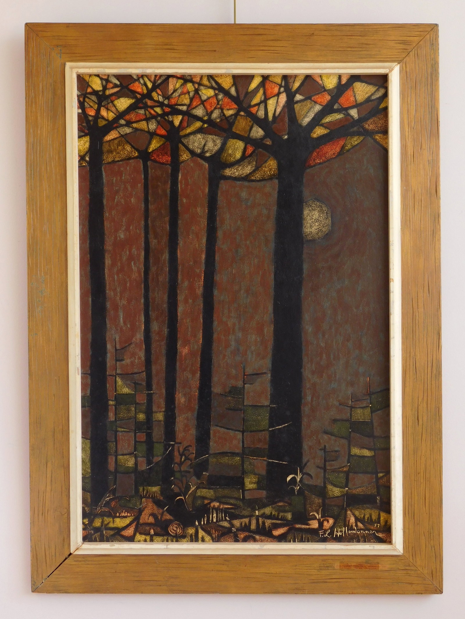 Frederick L. Hollendonner (American, 1927-1990) oil (1 of 5)