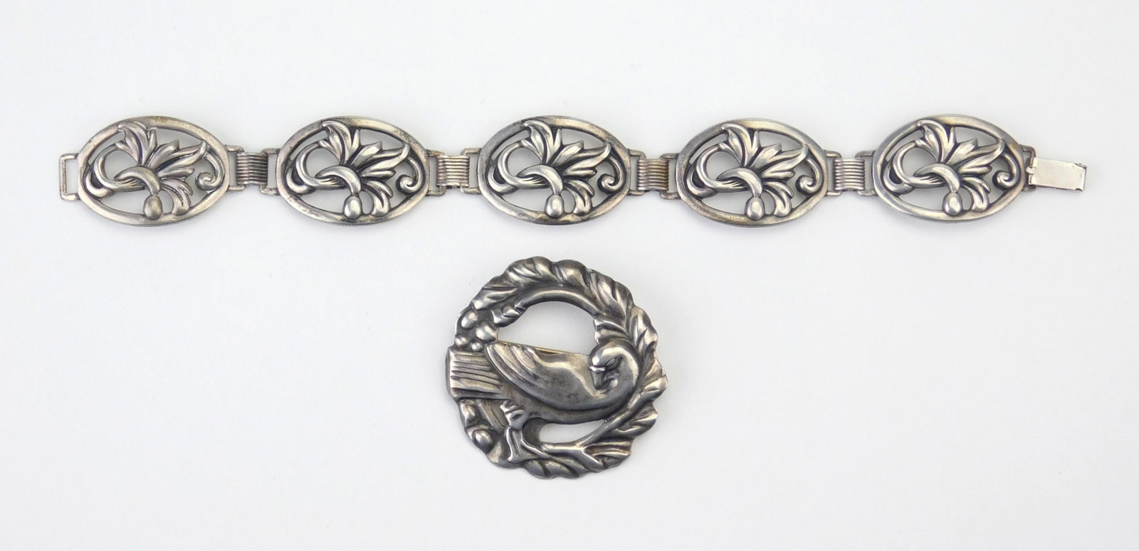 2 Danish sterling silver jewelry items (1 of 4)