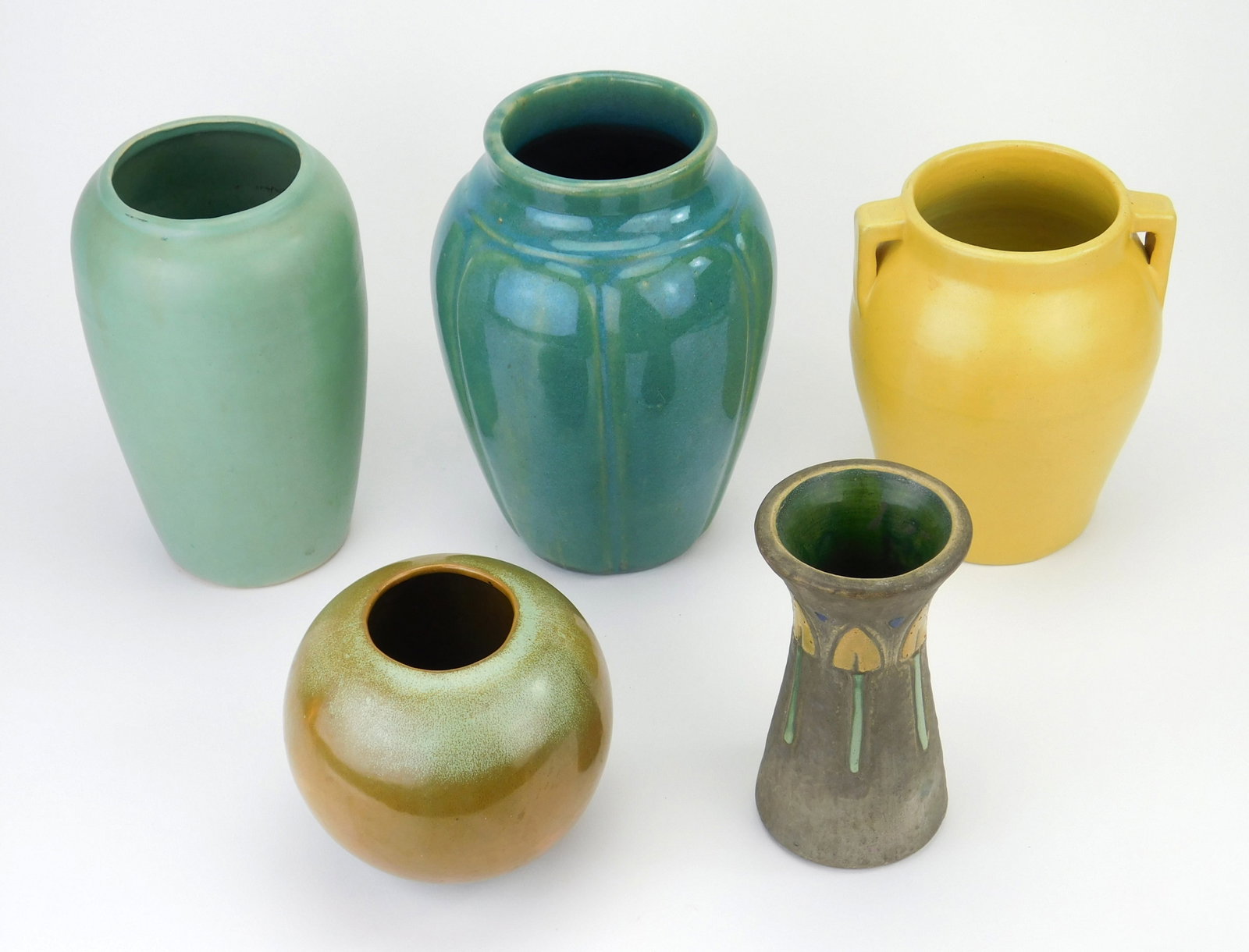 5 Arts and Craft pottery vases (1 of 12)