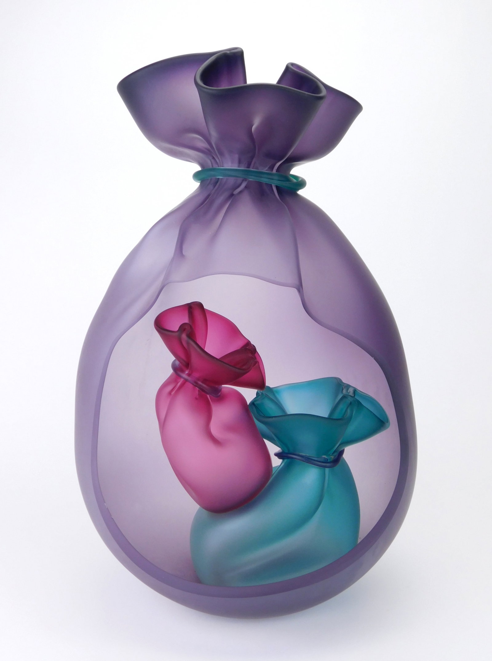 John Littleton (American 1957- ) & Kate Vogel (American 1956- ) glass sculpture (1 of 11)