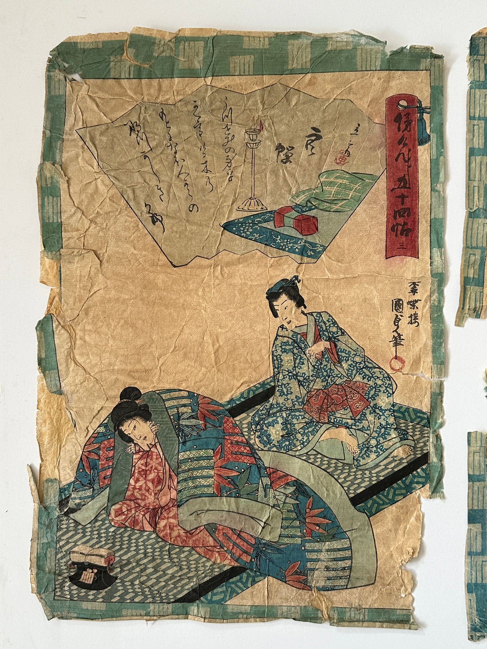 6 Japanese woodblock prints (1 of 6)