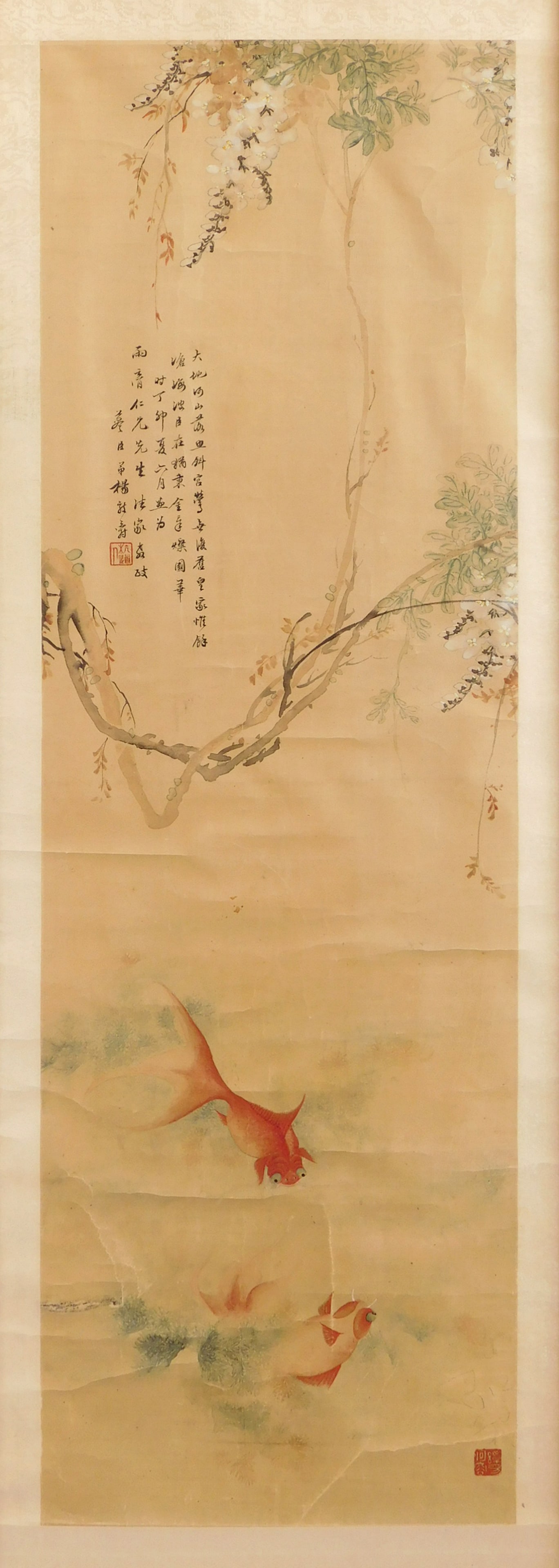 19th c. Asian hanging scroll - 2