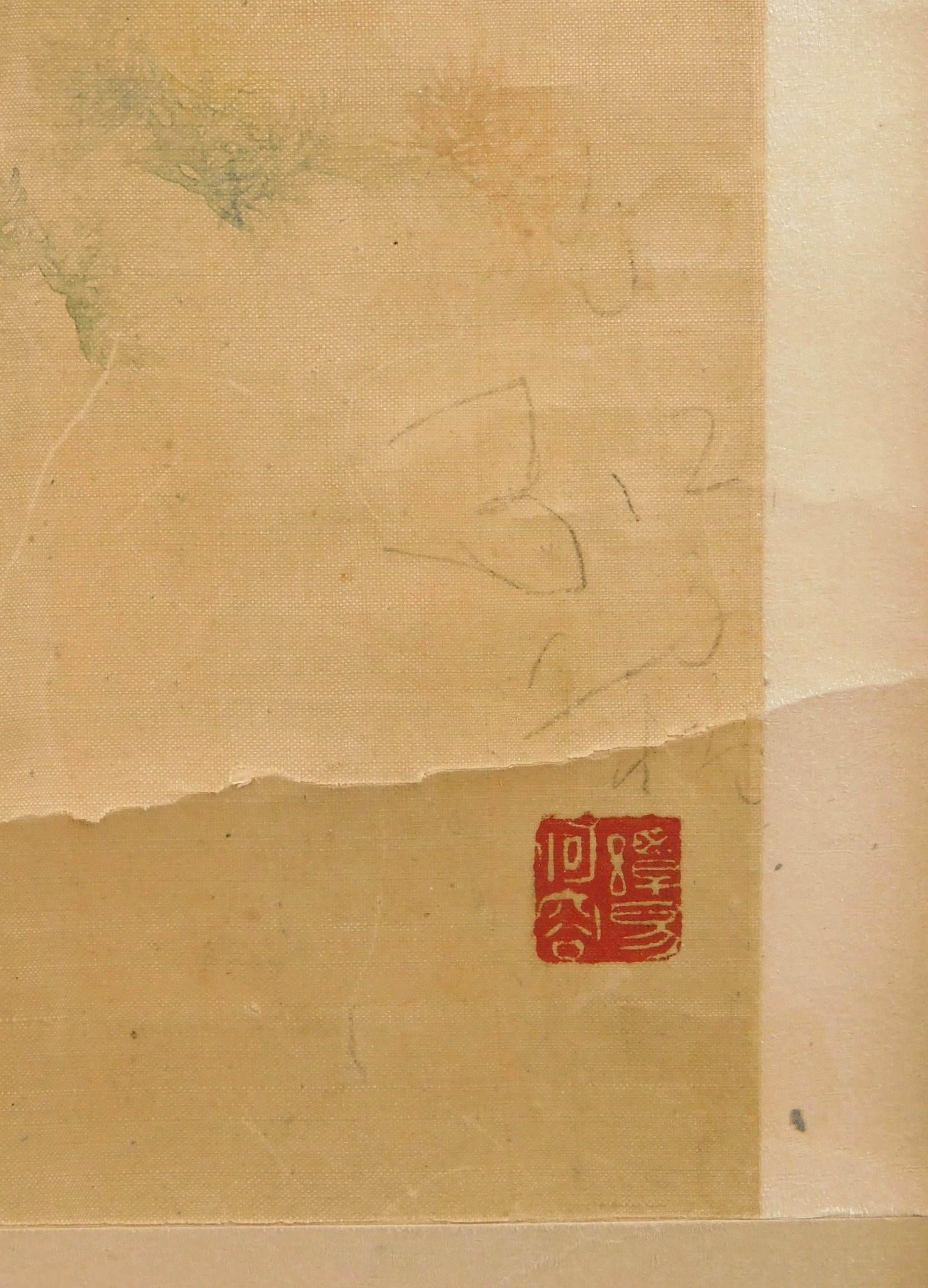 19th c. Asian hanging scroll - 3