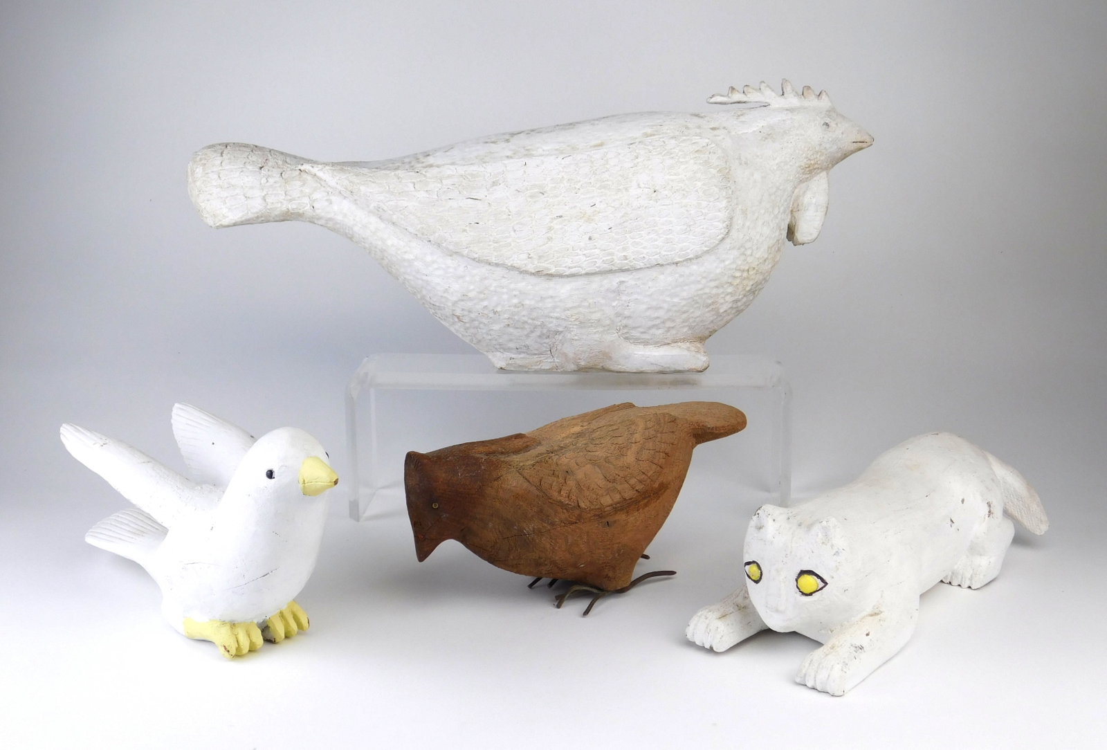 4 Silvio Zoratti (American, 1896-1992) wood sculptures (1 of 11)