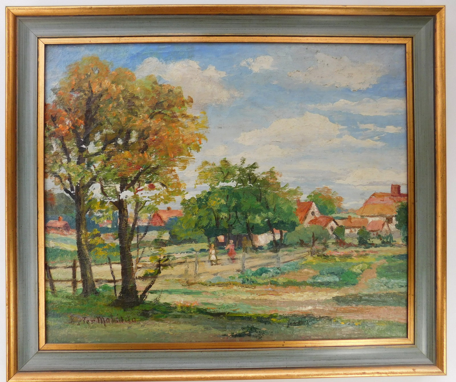 Sister Matilda (Caroline Bechter) (American, 1887-1980) oil (1 of 3)