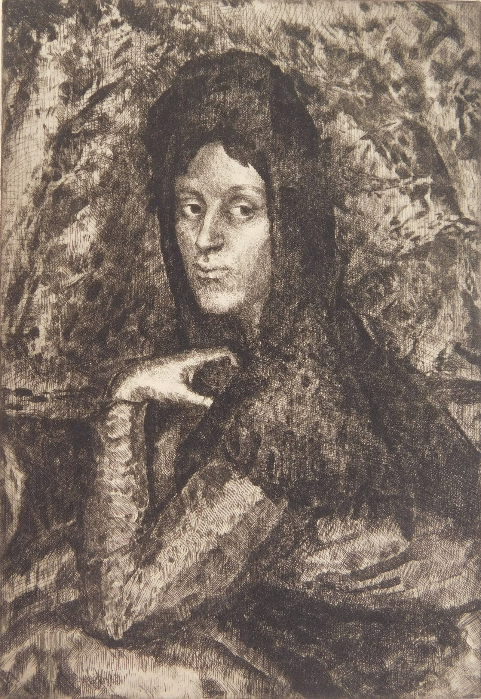 Gerald Brockhurst (British/ American, 1890--1978) etching (1 of 4)
