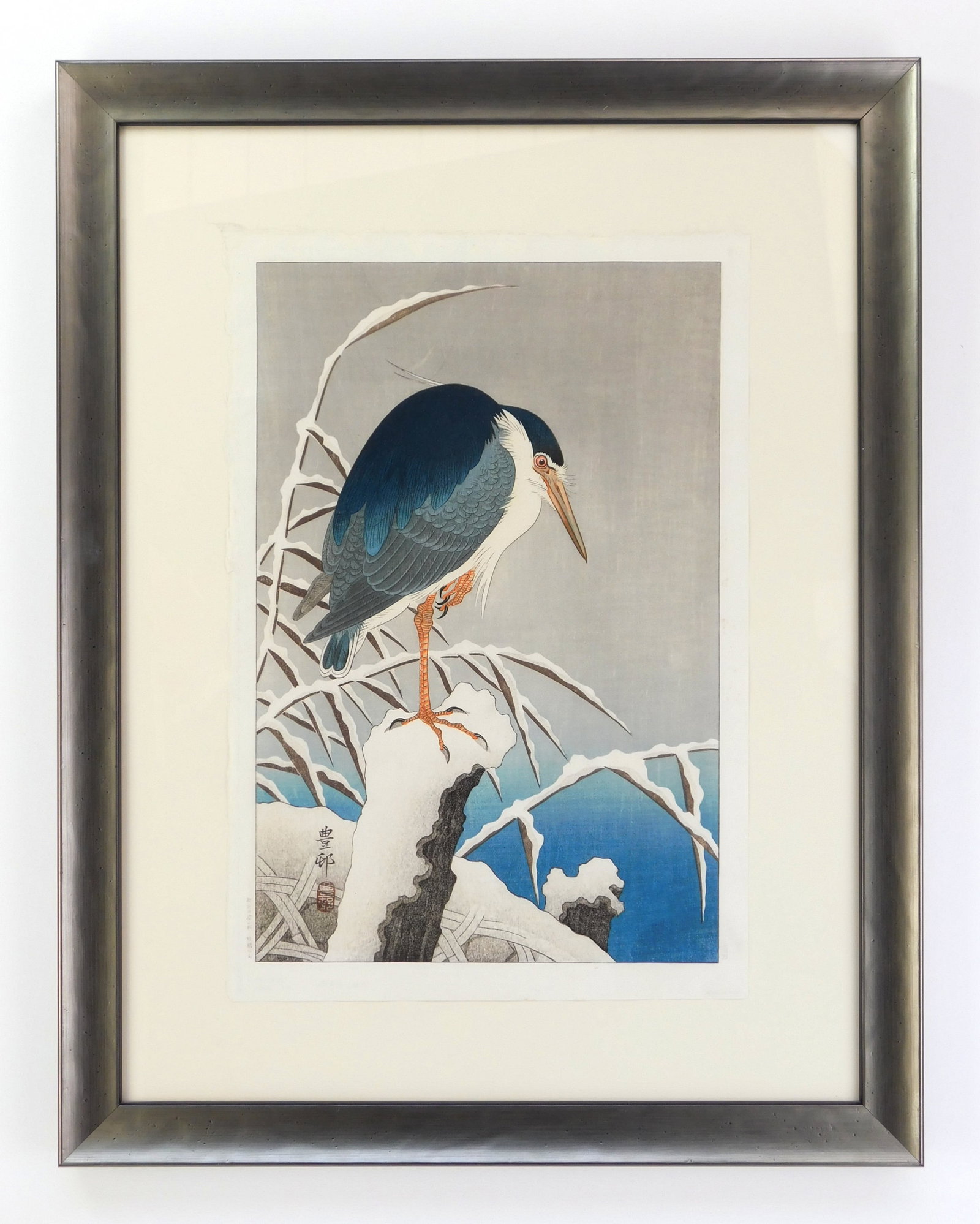 Ohara Koson (Japanese, 1877-1945) woodblock (1 of 5)