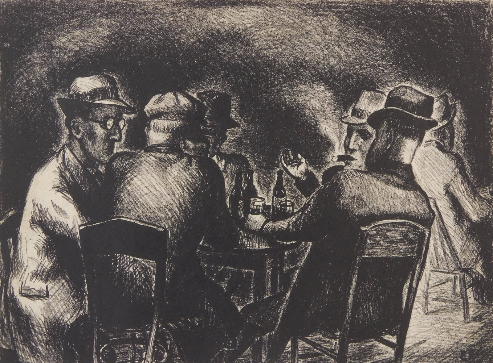 Edward Ferguson (American, 1914-2001) lithograph (1 of 4)