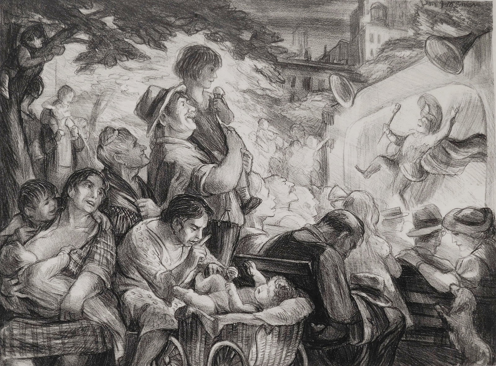 Don Freeman (American, 1908-1978) lithograph (1 of 5)