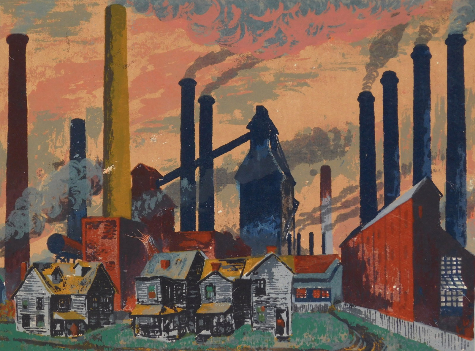 Harry Sternberg (American, 1904-2001) multilith (1 of 7)