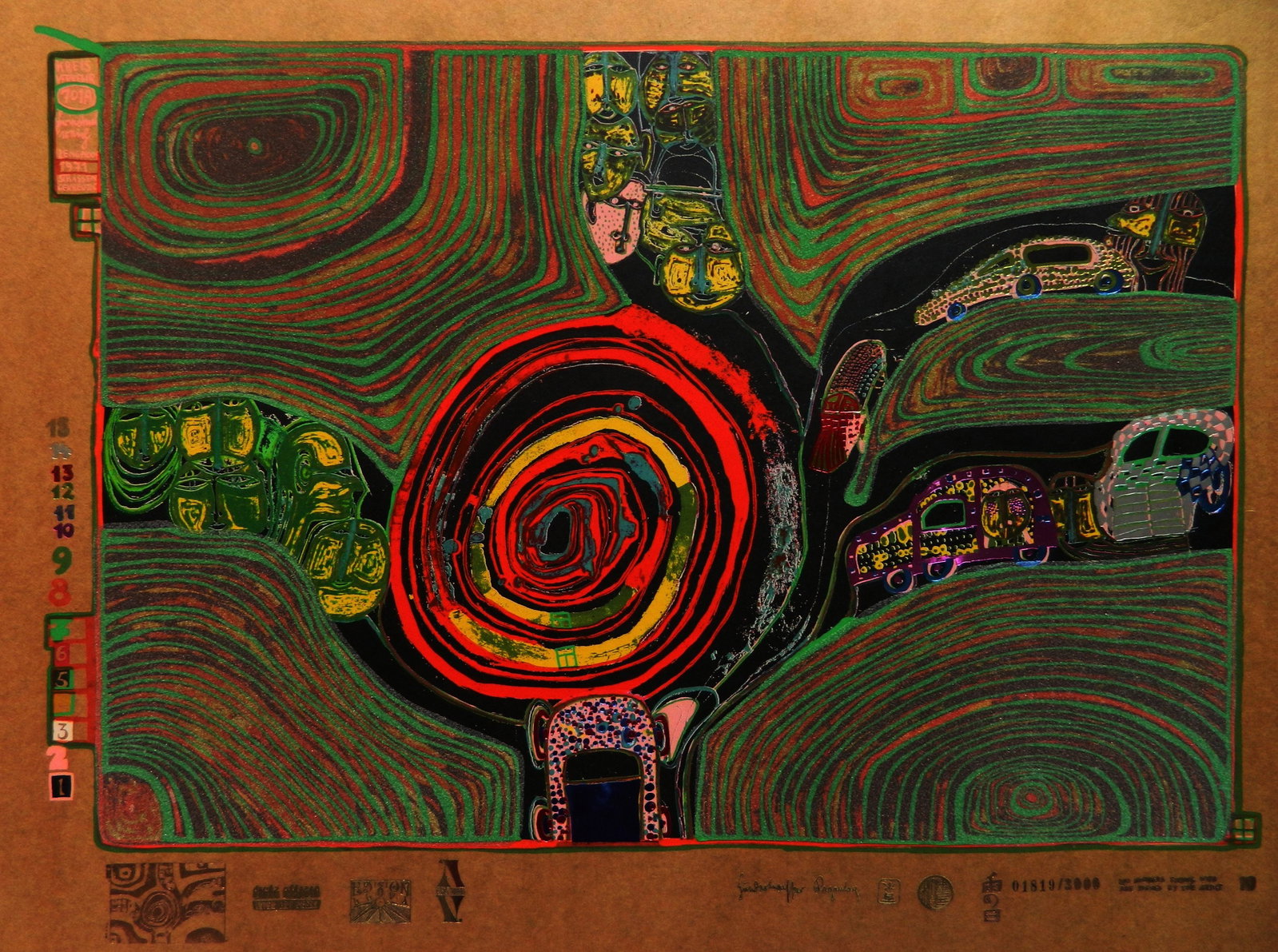 Friedensreich Hundertwasser (Austrian 1928-2000) (1 of 4)