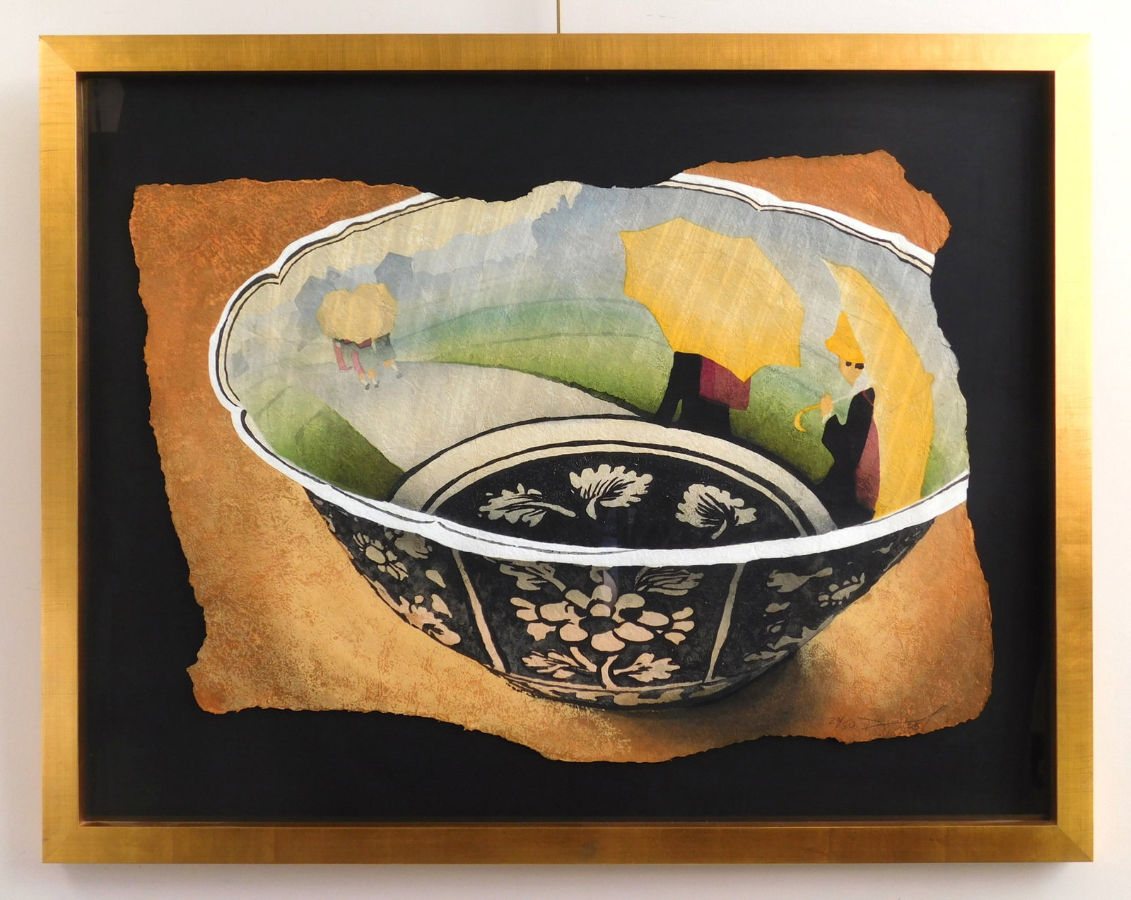 Daniel Kelly (American, 1947- ) woodblock (1 of 3)