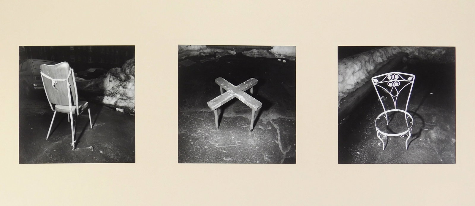 3 Cal Kowal (American, 1944- ) photographs: This Space Reserved 3 silver gelatin photographs, 1979, signed and dated on the mount. 7 x 7" Provenance: Private collection- Cleveland Heights, OH *** PLEASE READ: IMPORTANT NOTE About S&H