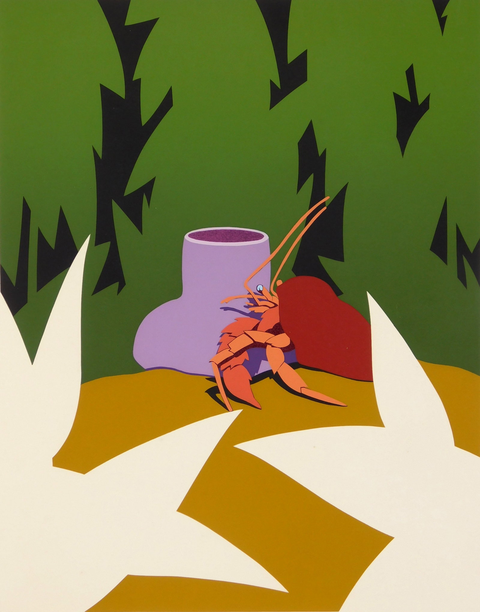 Kenn Price (American, 1935- ) silkscreen (1 of 6)