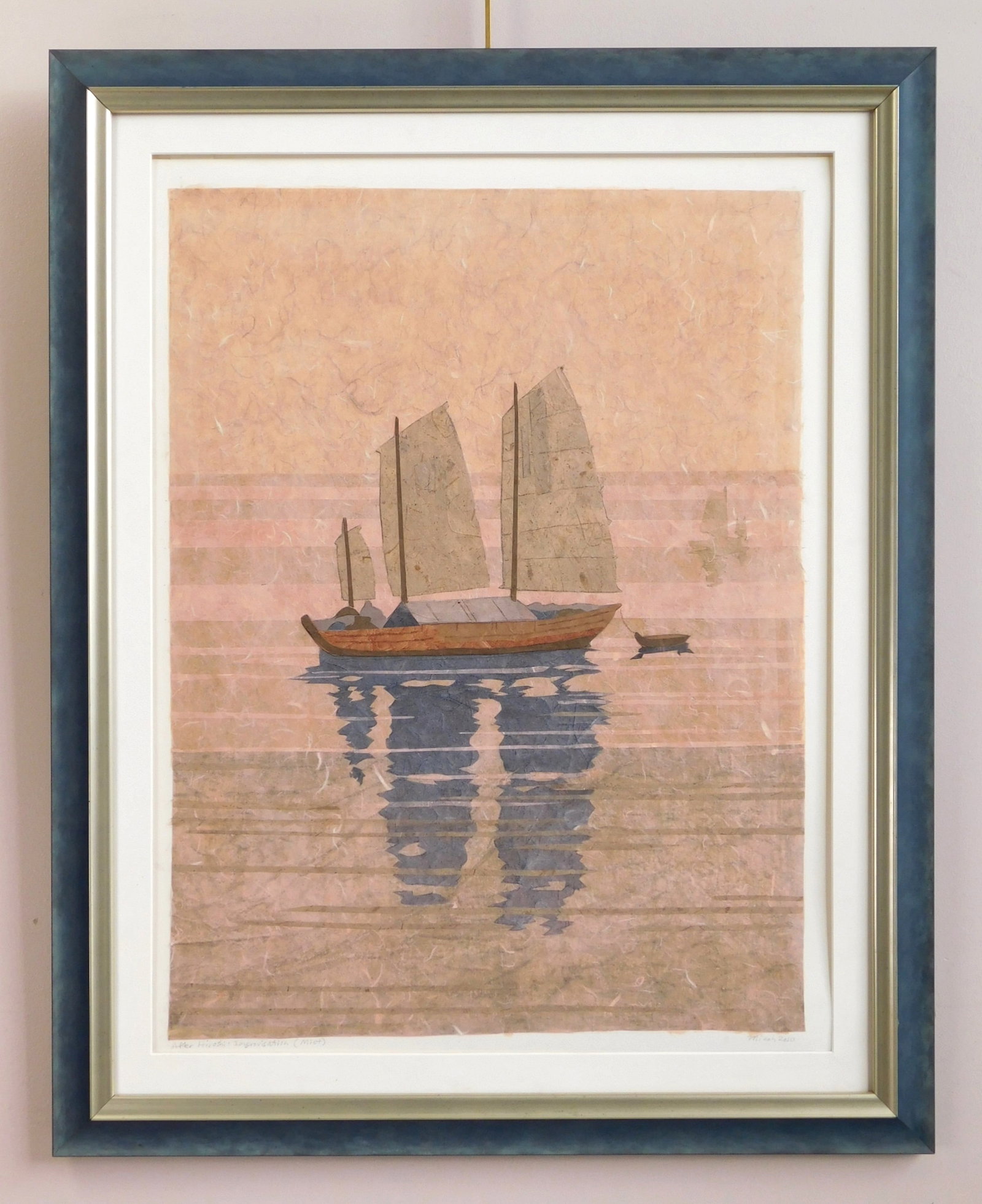 Micah Schwaberow (American, 1948-2022) woodblock (1 of 4)