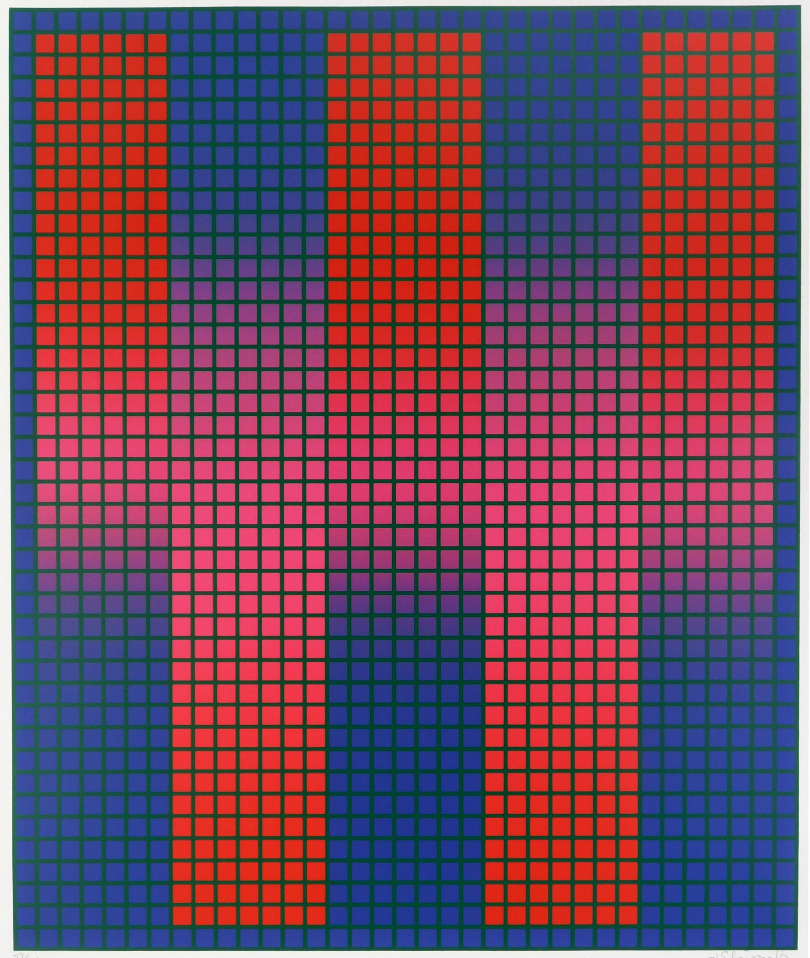 Julian Stanczak (Polish/ American, 1928-2017) silkscreen (1 of 5)