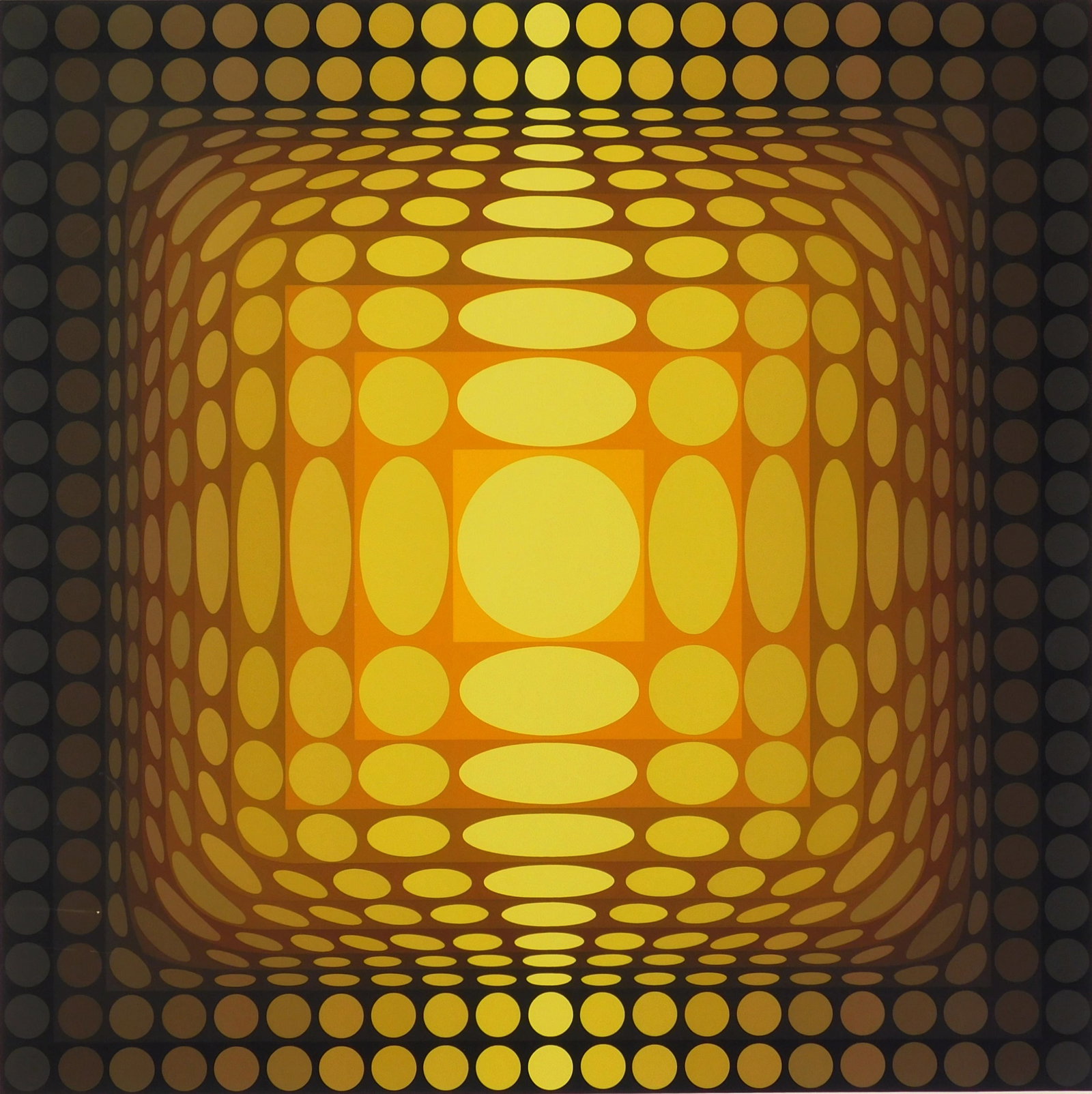 Victor Vasarely (Hungarian/French 1906-1997) silkscreen (1 of 6)