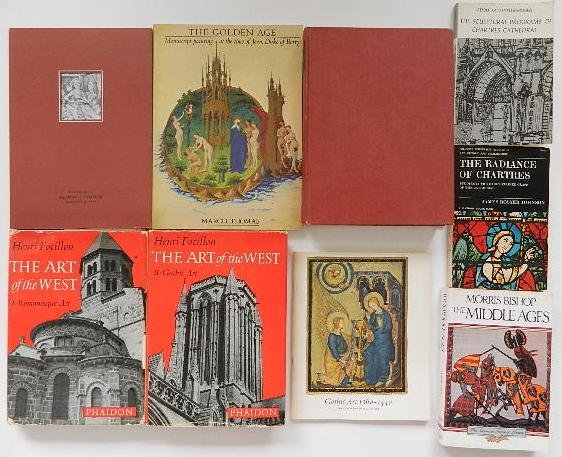 9 Books on Medieval Art: 9 Books on Medieval Art- 1.Katzenellenbogen, Adolf. The Sculptural Programs of the Chartres Cathedral. London: W. W. Norton & Company, 1959. 2.Johnson, James Rosser. The Radiance of Chartres Studies i