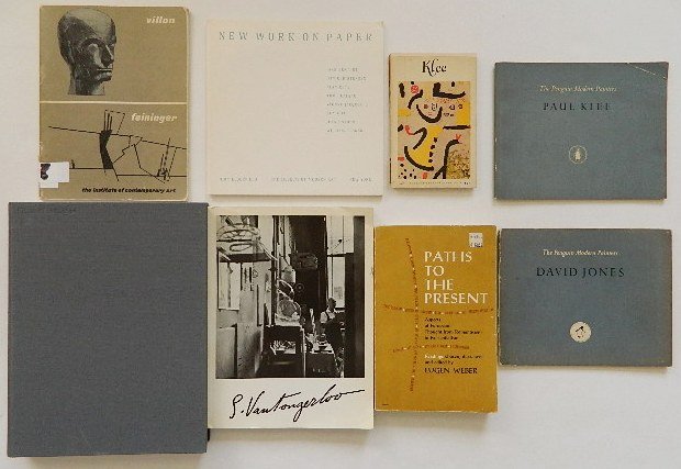 8 Books on Modern Art: 8 Books on Modern Art- 1.Grohmann, Will. Paul Klee (1879-1940). New York: Harry N. Abrams, Inc. 1956. 2.Cooper, Douglas. Paul Klee. Harmondsworth, Middlesex: Penguin Books Limited, 1949. 3.Ironside, R