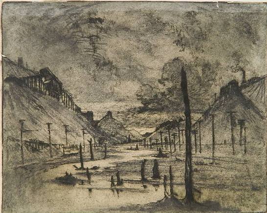 Joseph Pennell 3 etchings: Joseph Pennell- ''The West Front, Rouen Cathedral'' (Wuerth 470); ''The Abomination of Work'' (W. 531); and ''From The Lowest to The Highest'' (W. 788)- 3 etchings, 1907, 1909, 1921, all signed in pen
