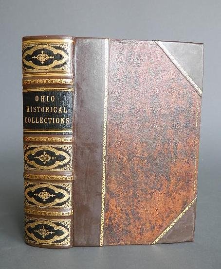 Howe- Historical Collections of Ohio: Howe, Henry, ''Historical Collections of Ohio'', Derby, Bradley & Co., Cincinnati, 1848, 595 pp, and 4 pgs of advertisement, with a hand-colored map following pg. 576, engraved frontispiece, hard boun