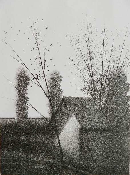 Robert Kipniss lithograph: Robert Kipniss (American 1931-)- ''Spring''- lithograph, signed and numbered in pencil, 9 of 260, very good condition. 14 3/4 x 11 7/8''