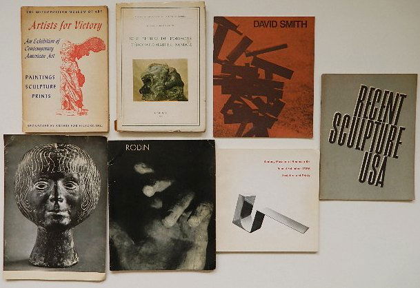 7 Exhibition catalogs on sculpture: 7 Exhibition catalogs on sculpture, including Rodin, David Smith, etc.
