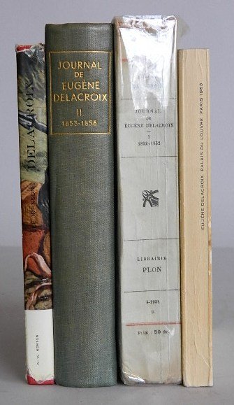 4 Books on Eugene Delacroix: 4 Books on Eugene Delacroix- 1.) Johnson, Lee, ''Delacroix'', W. W. Norton & Company, Inc., New York, 1963; 2.) ''Eugene Delacroix 1798-1863'', Palais Du Louvre-Grande Galerie, Paris, May-September 19