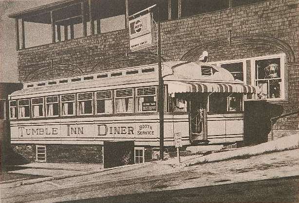 John Baeder photolithograph: John Baeder- Tumble Inn Diner- photolithograph / mezzotint, 1979, signed 'Baeder 79' lower right, HC. 16 1/4 x 23 3/4''