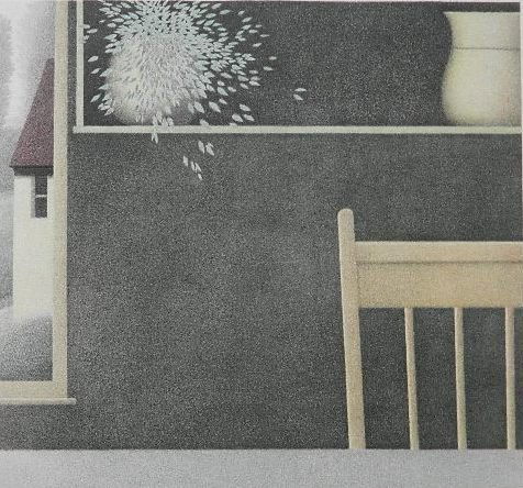 Robert Kipniss 1 lithograph and 1 poster: Robert Kipniss- Untitled- lithograph in colors, signed and numbered 43/275 in pencil, very good condition; together with an exhibition poster- ''Robert Kipniss'' for Davidson Galleries, Seattle, Washi