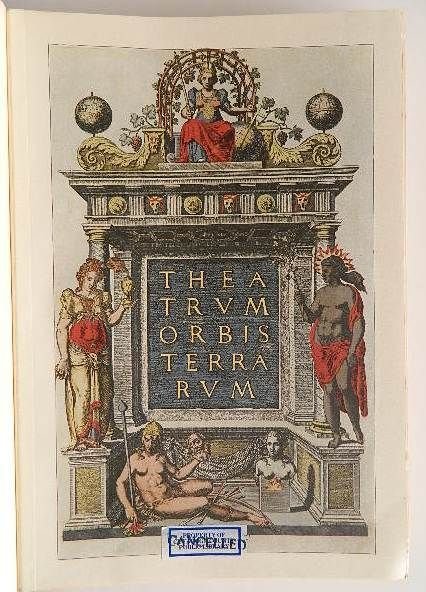 Ortelius, Abraham, ''Theatrum Orbis Terrarum'': Ortelius, Abraham, ''Theatrum Orbis Terrarum'', 1964, title, 13 pgs of text, 53 sets of maps and description, 55 pgs of text, and Colophon, 12 1/4'' x 16 1/2''h., hard bound in red cloth and quarter l