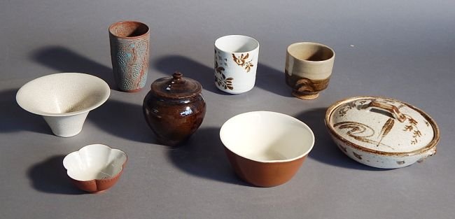 Lot of 8 ceramics dishes: Lot of 8 ceramics dishes- Chinese, Swedish and Puerto Rican.