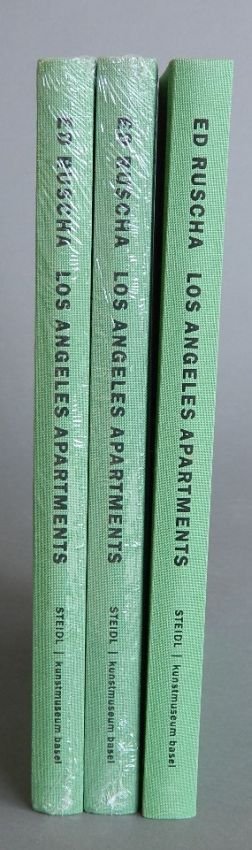 Muller - Ed Ruscha: Los Angeles Apartments: Muller, Christian. Ed Ruscha: Los Angeles Apartments. Basel: Steidl Publishers, 2013, (3 copies), hard bound, good condition.