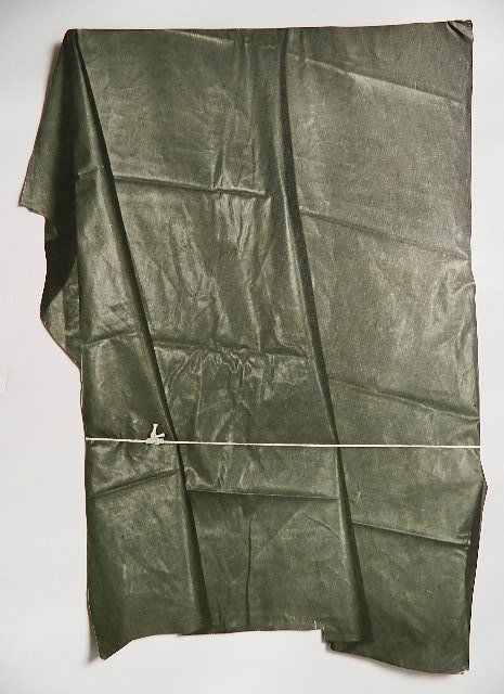 Christo off-set lithograph: Christo- ''Wrap In- Wrap Out''- off-set lithograph, 1969, signed and numbered 46/100 in pen, minor tearing and creases, especially in upper left corner. 31 1/2 x 22 1/4''