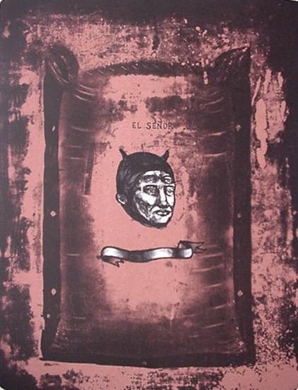 Fred Stonehouse lithograph: Fred Stonehouse (American 1960- )- ''El Senor''- lithograph in two colors, 1990, signed, dated and numbered 60/60 in pencil, very good condition. 23 1/2 x 18''