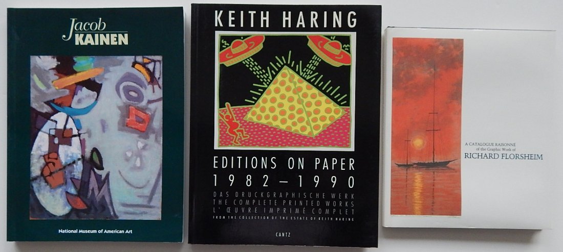 3 Books: 3 Books- 1.) Iacono, Domenic J., ed., ''A Catalogue Raisonne of the Graphic Work of Richard Florsheim'', foreword by Sylvan Cole, The Syracuse University Art Collection with the Richard A. Florsheim A