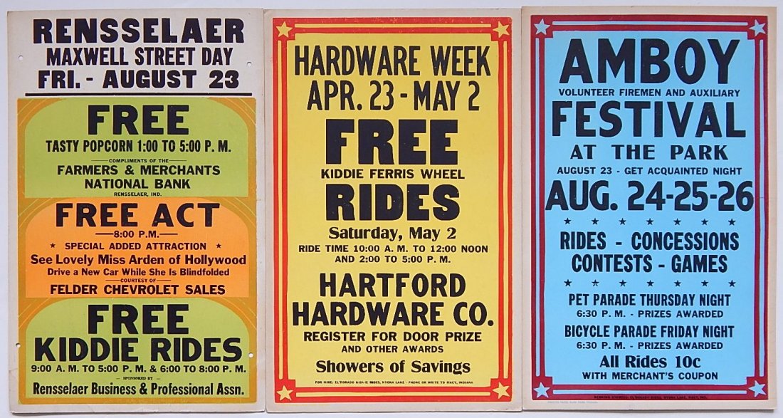 Large lot of vintage advertisement posters: Large lot of vintage advertisement posters, fair condition. 22 x 14''