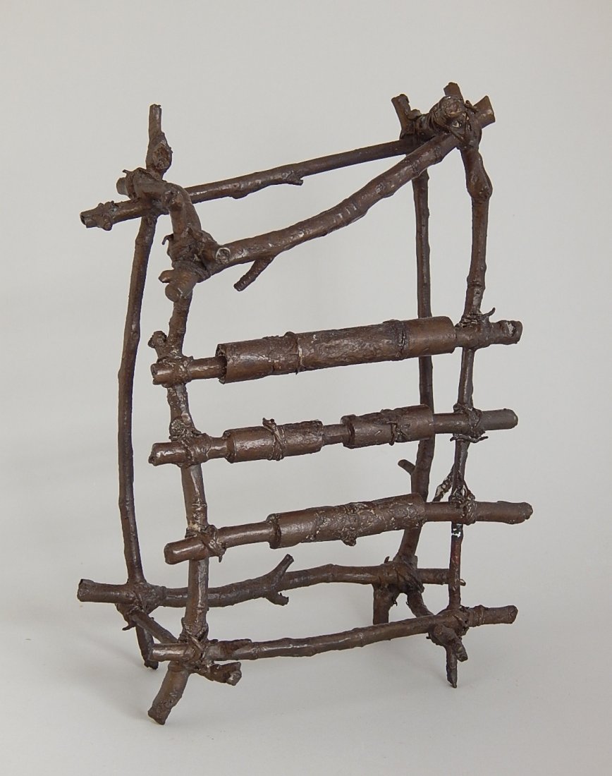 Mario Julio Kujawski bronze sculpture: Mario Julio Kujawski (American 20th c.)- Untitled- bronze sculpture. 7 1/2''h