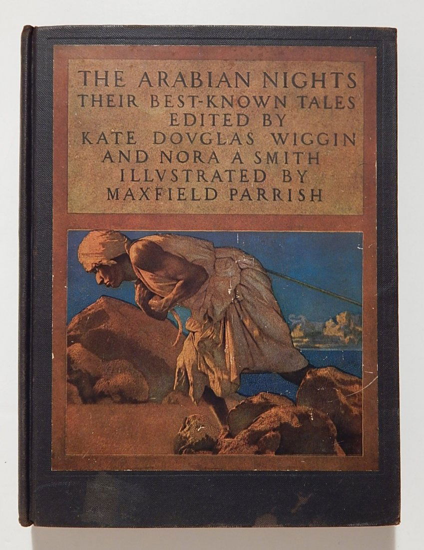 Maxfield Parrish illus. - Arabian Nights: Wiggin, Kate Douglas, and Nora A. Smith, ed., ''The Arabian Nights, Their Best-Known Tales'', illustrated by Maxfield Parrish, Charles Scribner's Sons, New York, 1916, xii, 339 pp, all 12 listed illus
