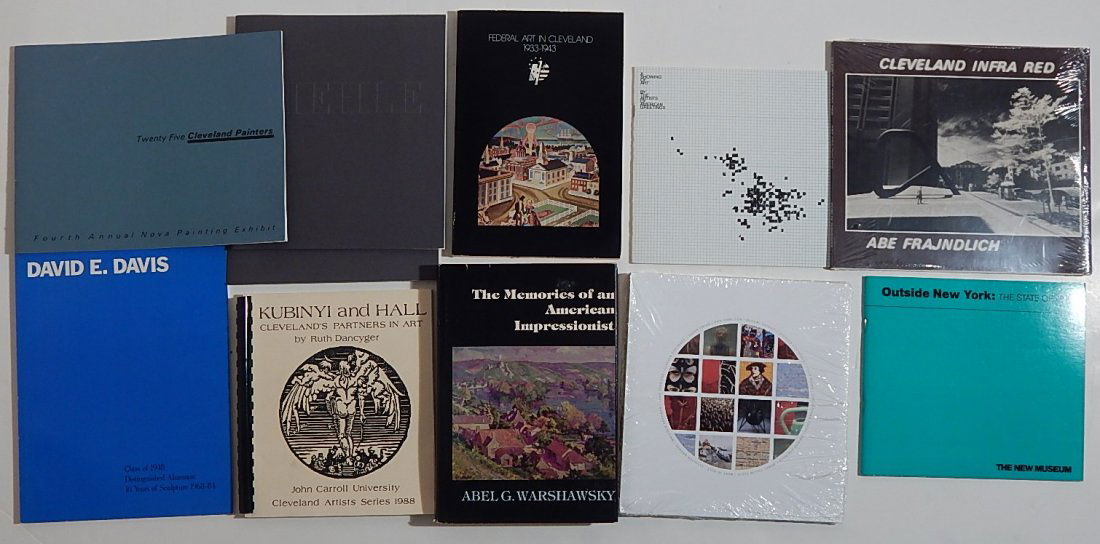 19 Books etc. on Ohio art and artists (1 of 6)
